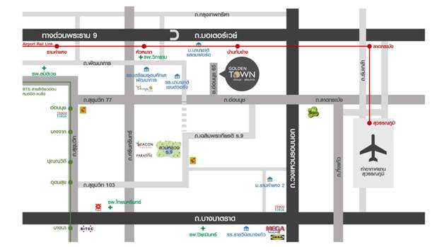 Golden Town On Nut  Pattanakarn  